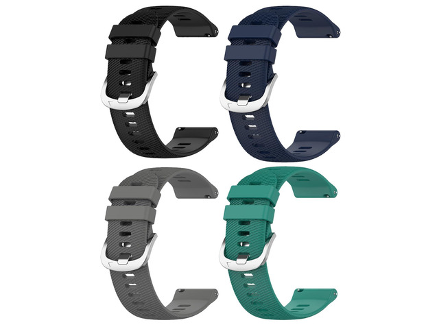 4PCS Band Compatible with Garmin Venu 3/2 Forerunner265/255 Vivoactive 4 45mm,Silicone Quick Release Bands For Men Women