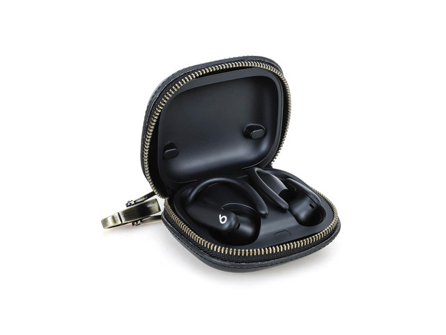 Leather Case Replacement for Beats Powerbeats Pro 2 2025,Vegetable-Tanned Cowhide Leather Portable Travel Headphone Case Compatible with Powerbeats...