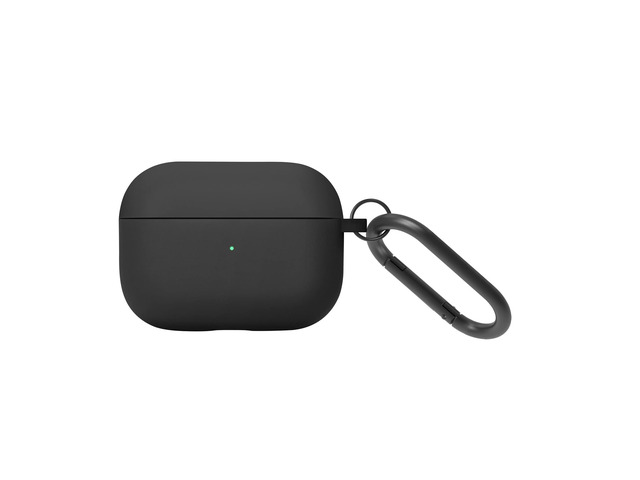 Roam Case for AirPods Pro 2 Silky & Matte Liquid Silicone Case with Clip - Compatible with Airpods Pro and Airpods Pro 2nd Generation (Black)