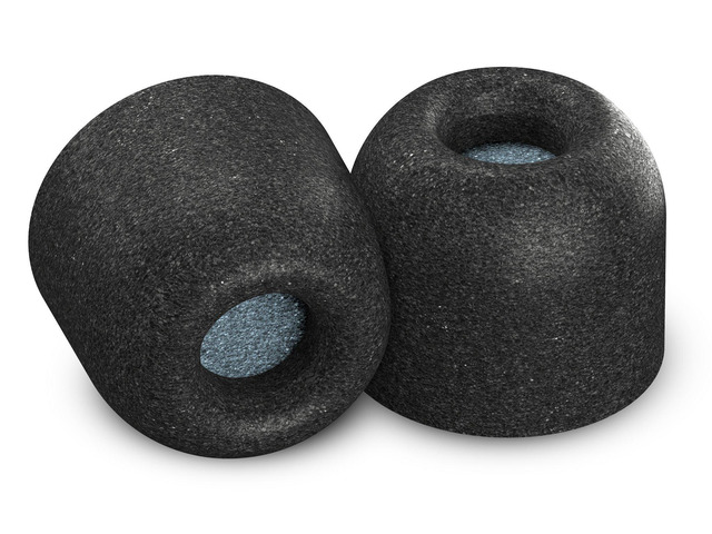 Memory Foam Replacement Ear Tips, Black, Large (3 Pairs) For Bang and Olufsen Play Beoplay Earbuds, Ultimate Comfort, Secure Fit, Superior Noise...