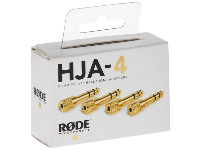 RØDE HJA-4 Set of Four 3.5mm to 1/4-inch Headphone Jack Adaptors