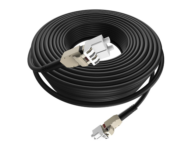 16FT/5M Stainless Steel Armored Fiber Optic Cable Outdoor, Uniboot LC to LC Duplex OM3 50/125m Multimode, 40G Ethernet MMF, LSZH Jacket, Crush...