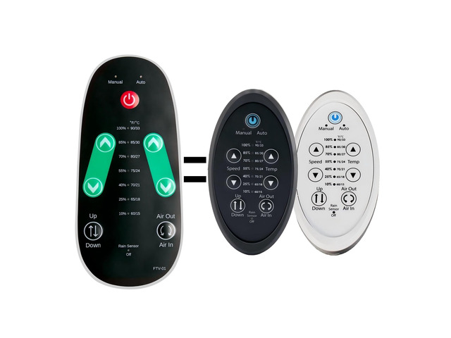 Replacement Remote Control for Dometic Fan-Tastic Vent Roof Vent 7350 6350