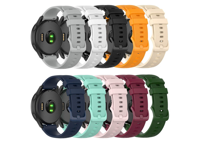 Compatible with Garmin Venu 4 45mm/Vivoactive 4/Venu 3/Forerunner 255 265 Bands Silicone Strap Sport Wristband for Garmin 22mm Watch Band (Not for...