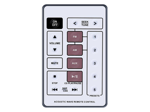 Replacement Remote Control for Bose Acoustic Wave CD-3000 Music System Replacement Remote Control for Bose Acoustic Wave CD-3000 Music System