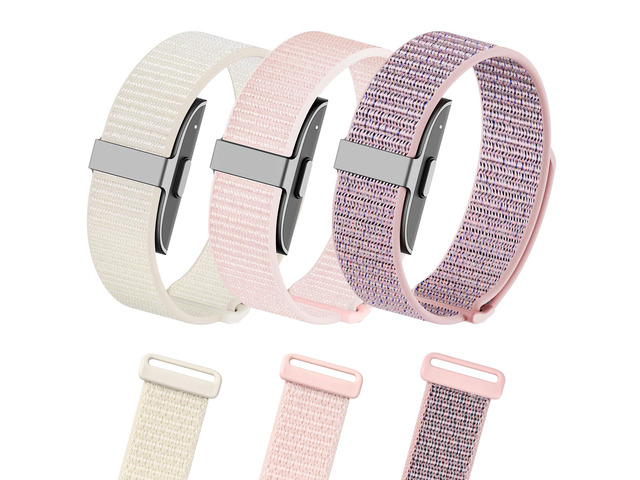 3 Pack Nylon Loop Bands for Hume Band Replacement Strap for Hume Band 1.0 Hand Washable and Quick-drying, Soft Breathable Adjustable Wristband...
