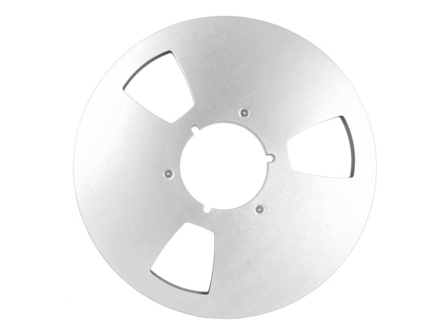 10 Inch 1/4 Inch Tape Reel Open Reel,3 Wind Resistance Holes Empty Tape Reel for Recording Aluminum Alloy Take Up Reel for Professional Sound...