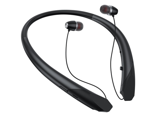 2026 Upgraded Bluetooth Headset - Wireless Neckband Bluetooth Headphones with Retractable Earbuds, Extended Battery Life, and Intuitive Controls...