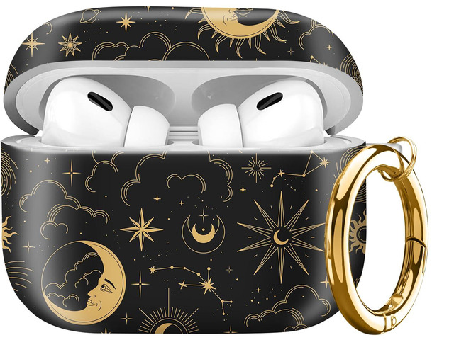 Compatible with AirPod Pro Case 2nd/1st Gen (2023/2022/2019),Shockproof Protective Cover with Keychain for Women,Cute Charging Case for Airpod Pro...
