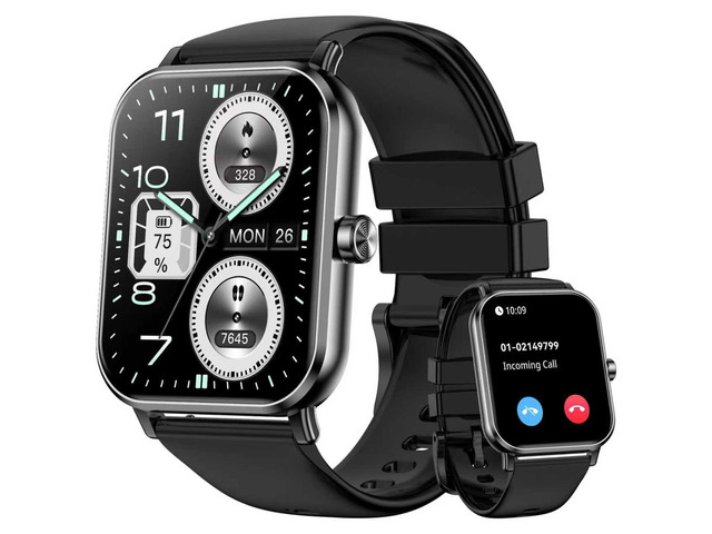 Smart Watch for Men Women, 1.85' HD Touch Screen Fitness Tracker (Answer/Make Call) 120+ Sport Modes, Heart Rate/Sleep Monitor/Pedometer/Calories,...