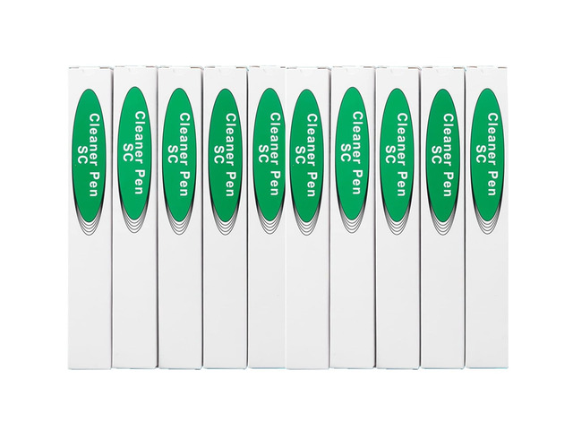 Fiber Optic Connector Cleaning Pen,10 PCS Fiber Optic Cleaner Pen for 2.5mm Ferrules SC,FC,ST,SC/APC and FC/APC, Achieve 800+ Cleanings