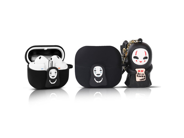 Case for Samsung Galaxy Buds 3 and for Galaxy Buds 3 Pro Earbuds with Doll and Carabiner, Silicone Charging Shockproof Protective Cover with...