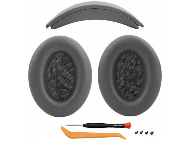 Ear Cushions and Headband Cushion Foam for Bose QuietComfort 45 (QC45) Headphones Accessories Easy to Install 45 (45-Dark Gray)