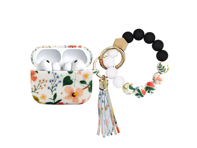 AirPods Pro 3 Case (2025), Shockproof Soft Silicone Case Cover Compatible with Apple Airpods Pro3 Case, Cute Skin Cover with Bracelet Lanyard and...