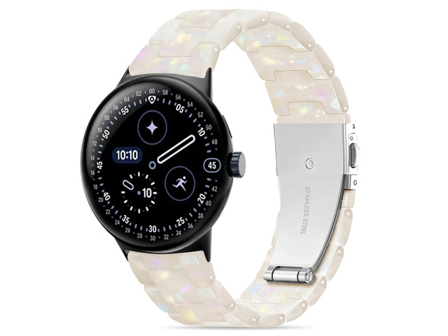 Compatible with Google Pixel Watch 4 45mm BandsPixel Watch 3 45mm Band Resin Bracelet Strap for Pixel 34 Watch Band 45mm Accessory Women Man