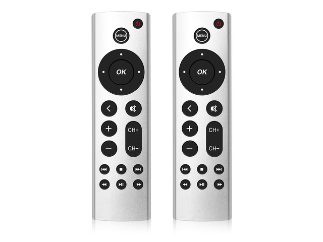 2PC Universal Replacement Remote for Aple TV 4K/ Gen 1 2 3 4/ HD A2843 A2737 A2169 A1842 A1625 A1427 A1469 A1378 A1218 (NO Voice