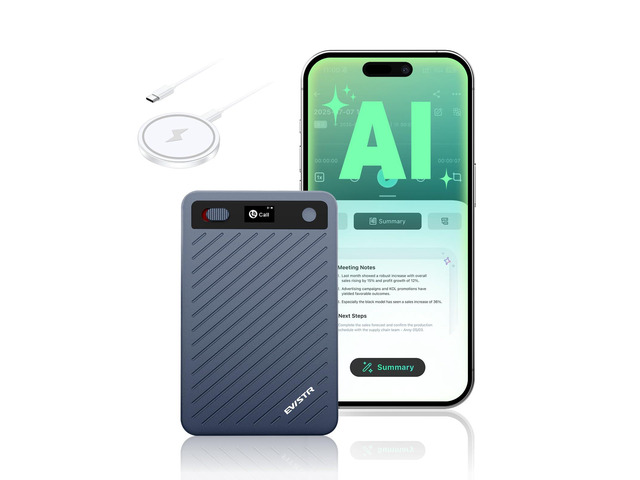 AI Voice Recorder with Transcription, AI Note Recorder with App Control, AI Transcribe & Summarize, Support 100+ Languages Audio Recorders for...