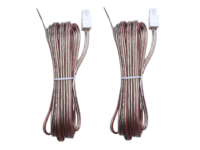 2X Red Gray White Connector Speaker Sound Wires Cords Cables Compatible with Sony Disc Deck Receiver System