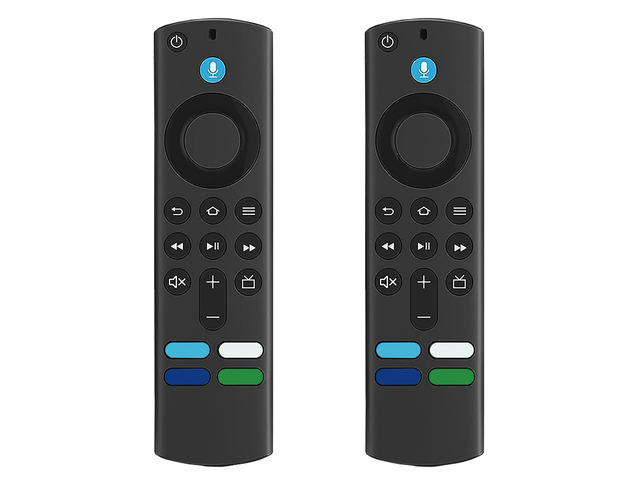 L5B83G 3rd Gen Voice-Activated Remote Control - Compatible with Smart TV Stick (2nd Gen, 3rd Gen, Lite, 4K), TV Cube (1st & 2nd Gen) - Package...