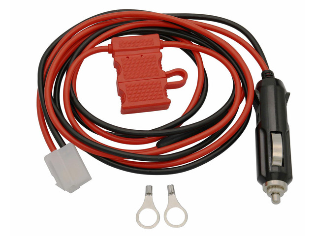 T Shape Connector 12V DC Power Cord Cable with Cigarette Lighter Plug for Kenwood Yaesu Icom Mobile Radios