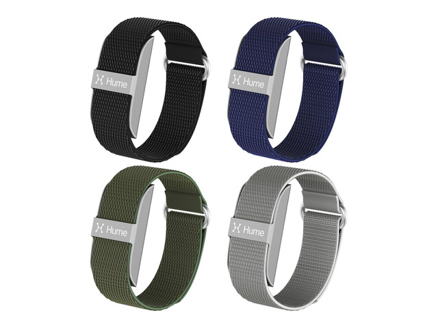 [4 Pack] Nylon Bands for Hume Band 1.0 Replacement Strap, Soft Breathable Adjustable Fitness Tracker Nylon Loop Wristband Compatible with Hume...