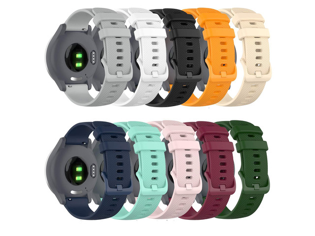 Bands Compatible with Garmin Venu 4 41mm/Vivoactive 4S/Vivomove 3S/Venu 2S/Venu 3S/Forerunner 255S 265S Band, Silicone Quick Release Straps 18MM...