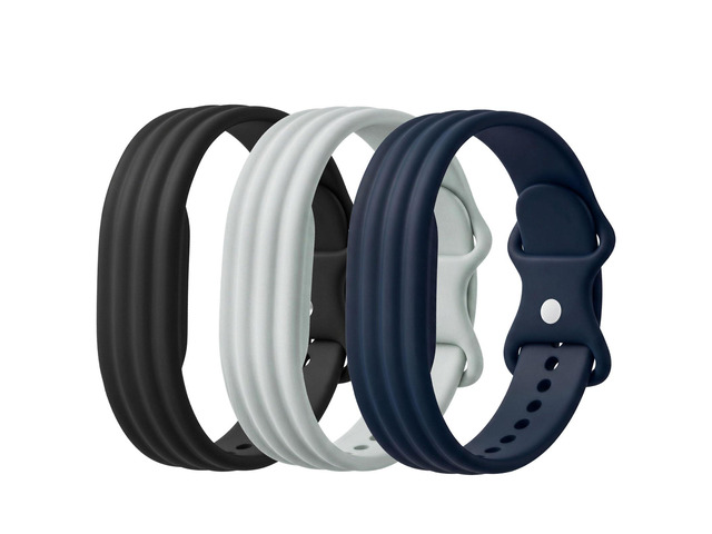 3 Pack Silicone Watch Bands for Google Fitbit Air, Soft Sport Waterproof Replacement Wristband Strap for Fitbit Air Women Men