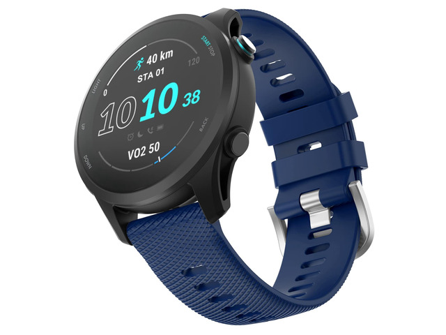 Watch Band for Garmin Forerunner 255/265/Vivoactive 4/Venu 2 22mm Silicone Watch Bands for Garmin Vivoactive 4/Forerunner 255/265 Music/Venu 2
