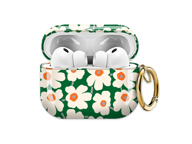 for AirPods Pro 3 Case (2025)Cute Cover Compatible with AirPod Pro 3rd Generation with Rose Gold Keychain Headphone Cases for Women(Green)