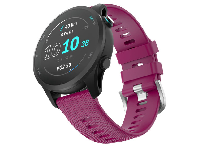 Watch Band for Garmin Forerunner 255/265/Vivoactive 4/Venu 2 22mm Silicone Watch Bands for Garmin Vivoactive 4/Forerunner 255/265 Music/Venu 2