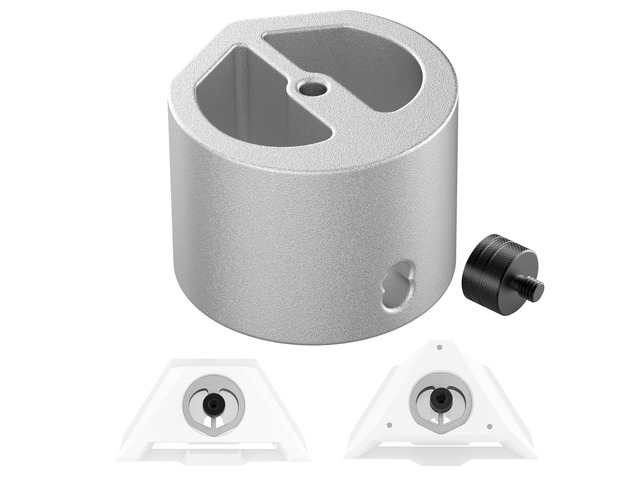 Starlink Mini Tripod Adapter Fits 2026-2024 Mini Pipe Mount, CNC Aluminum 1/4''-20 & 3/8'-16 Thread, Starlink Mini Accessories for Quick Release...