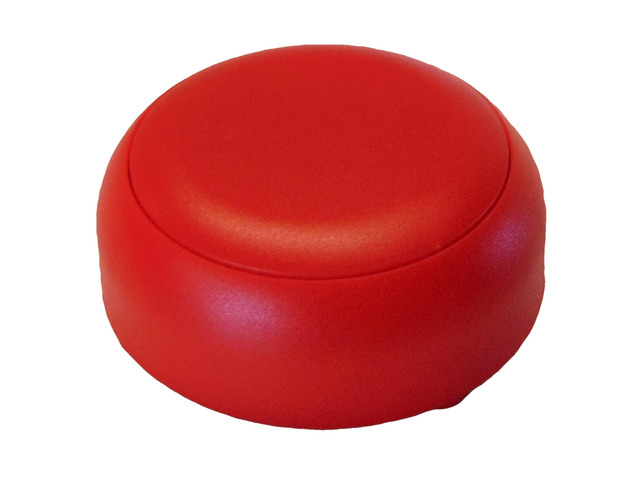 Recordable Buttons: 30-Second Talking Voice Recorder. The Elegante Patented Design. by The Original (Red Base/Red Top)