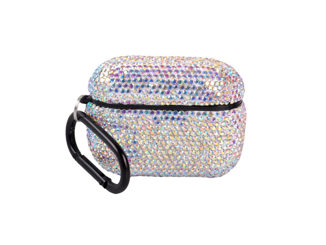 for AirPods Pro 3 Case Cover (2025), Glitter Sparkle Bling Hard Shell with Metal Lanyard, Compatible with AirPods Pro 3rd Generation Charging Case,...