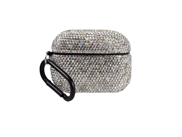 for AirPods Pro 3 Case Cover (2025), Glitter Sparkle Bling Hard Shell with Metal Lanyard, Compatible with AirPods Pro 3rd Generation Charging Case,...