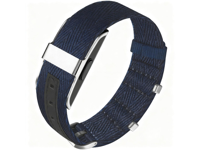 Nylon Leather Compatible with Hume Band Replacement Strap 1.0, Adjustable Clasp Buckle & Loop Closure for Secure,Sport Lightweight Fabric Strap for...