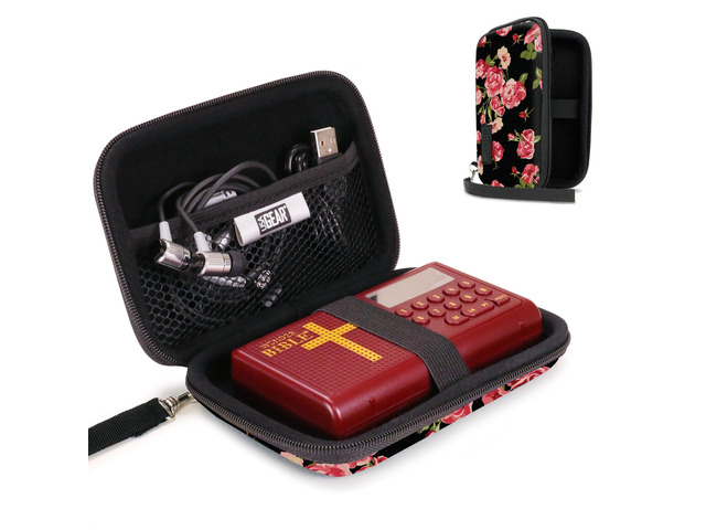 Hard Case Compatible with Wonder Bible KJV the Talking Audio Bible Player, Wonder Bible NIV, Cable, Earbuds & More - Scratch Resistant Interior,...