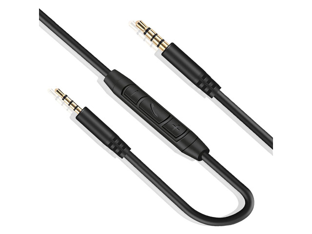 3.5mm to 2.5mm Audio Cable Replacement Cord for Bose Headphones Aux Wire In-line Mic, Volume Control, Work for Bose NC700 QuietComfort Ultra 45...
