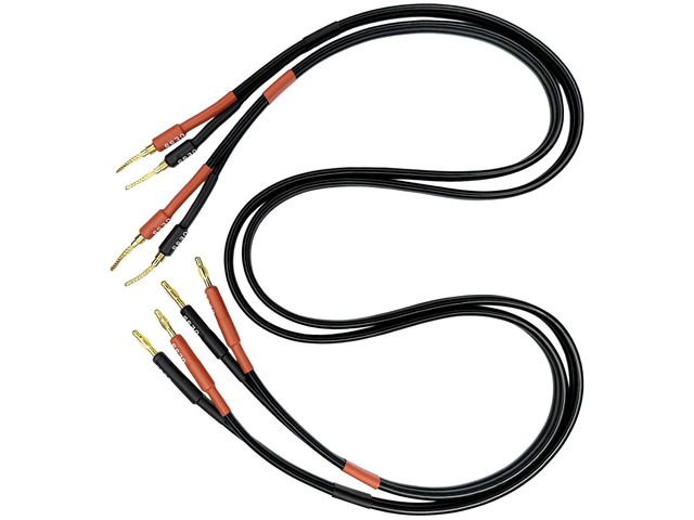 Braided-Type Pin Plug to 4mm Standard-Type Banana Plug Cable, 3 FT