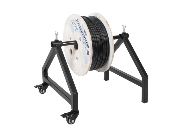 Wire Spool Rack, Cable Caddy - Heavy Duty Welded Steel Heavy Duty Welded Steel Spool Holder - For Wire, Cable & Cord Spools