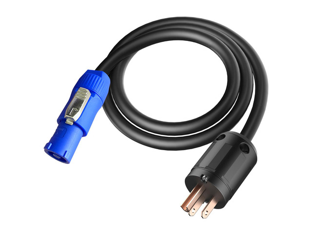 11AWG PowerCON Cable,NEMA 5-15p to PowerCON Connector,PowerCON Power Cable 20A 3 Pin PowerCon Input Male Connector Extension Power Wire for Outdoor...