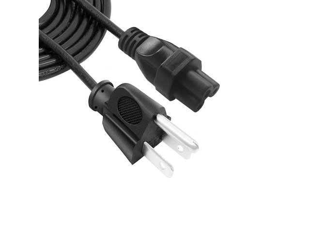 3 Prong Power Cord Replacement for Zebra ZP200 ZP450 ZP500 ZP505 ZP505-0503-0025 ZP500-0103-0020 Label Printer NEMA 5-15P to C5 3 Prong AC Cable