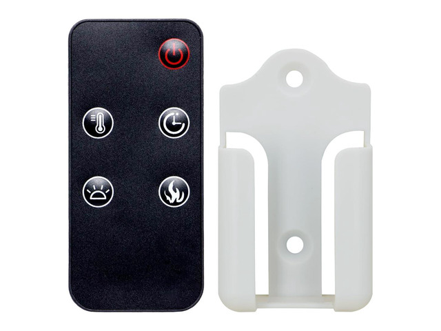 Replacement Remote Control for Greystone Electric Fireplace Heater F3025,W31BCFW,F31-18A,107760,with Wall Mounting Bracket