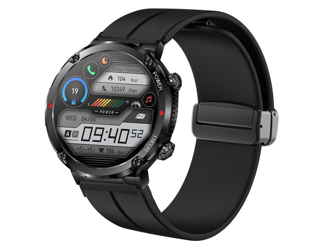 Compatible with ALPHAGEAR Smartwatch Bands, 22mm Quick Release Silicone Sport Strap Replacement Watchband Compatible with ALPHAGEAR Bravo II, Bravo...