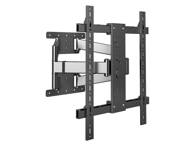 Corner TV Wall Mount for 50-90 inch TVs,Heavy Duty Holds 154 lbs Ultra Slim 1.38' Low Profile Full Motion TV Mount, Long Extension Arm with...