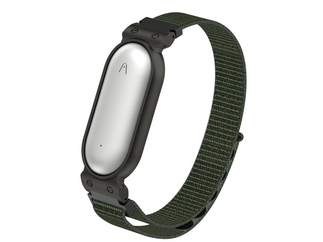 Wristband for Plaud NotePin(S), Metal Case and Breathable Nylon Band, Zinc-Alloy Case for Secure Fit Anti-Drop, 12mm Connector, Adjustable Wrist...
