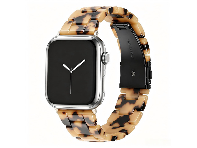 Resin Band Compatible with Apple Watch Band for Women 38mm 40mm 41mm 42mm 44mm 45mm 46mm 49mm Fashion Lightweight Strap for iWatch Series...