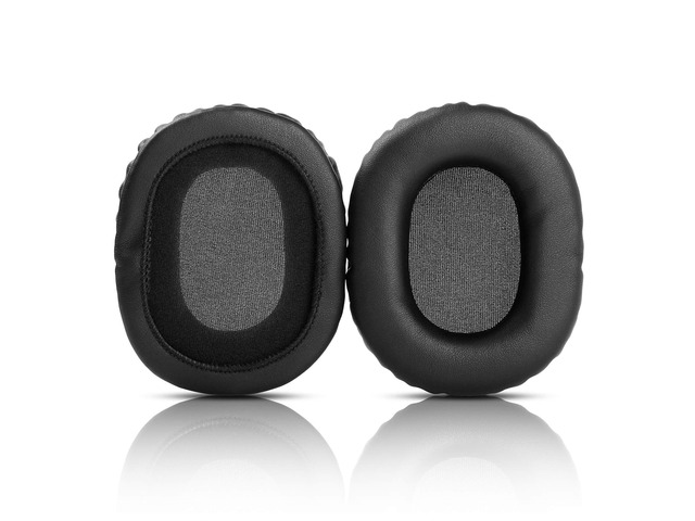 Replacement Earpads for Tascam TH-300X TH-200X Headset, Black Ear Cushions Protein Leather,Memory Foam, High Density