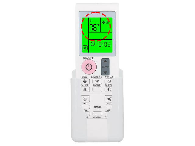 Replacement Remote Control for DAIKIN Air Conditioner FTXB09BXVJU, FTXB12BXVJU, FTXB18BXVJU, FTXB24BXVJU, FTXF09AXVJU, FTXF12AXVJU, FTXF18AXVJU,...