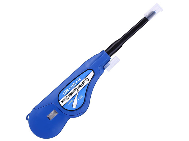 Fiber Optic Cleaner for MPO/MTP Connectors, Over 500 Cleans, Fiber Endface & Optical Connector Cleans (Blue)