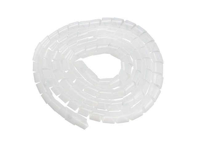Spiral Cable Wrap Wire Cord Wraps 1-inch x 6ft PE Polyethylene Flexible Tubing for Computer Wire